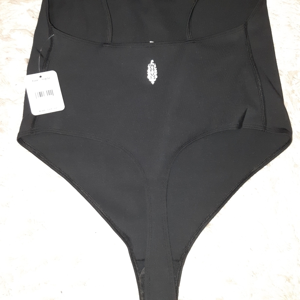 FREE people black bodysuit - Picture 4 of 6